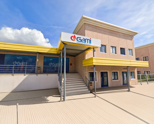 La nuova sede Gami a Canavacci di Urbino, provincia di Pesaro e Urbino.